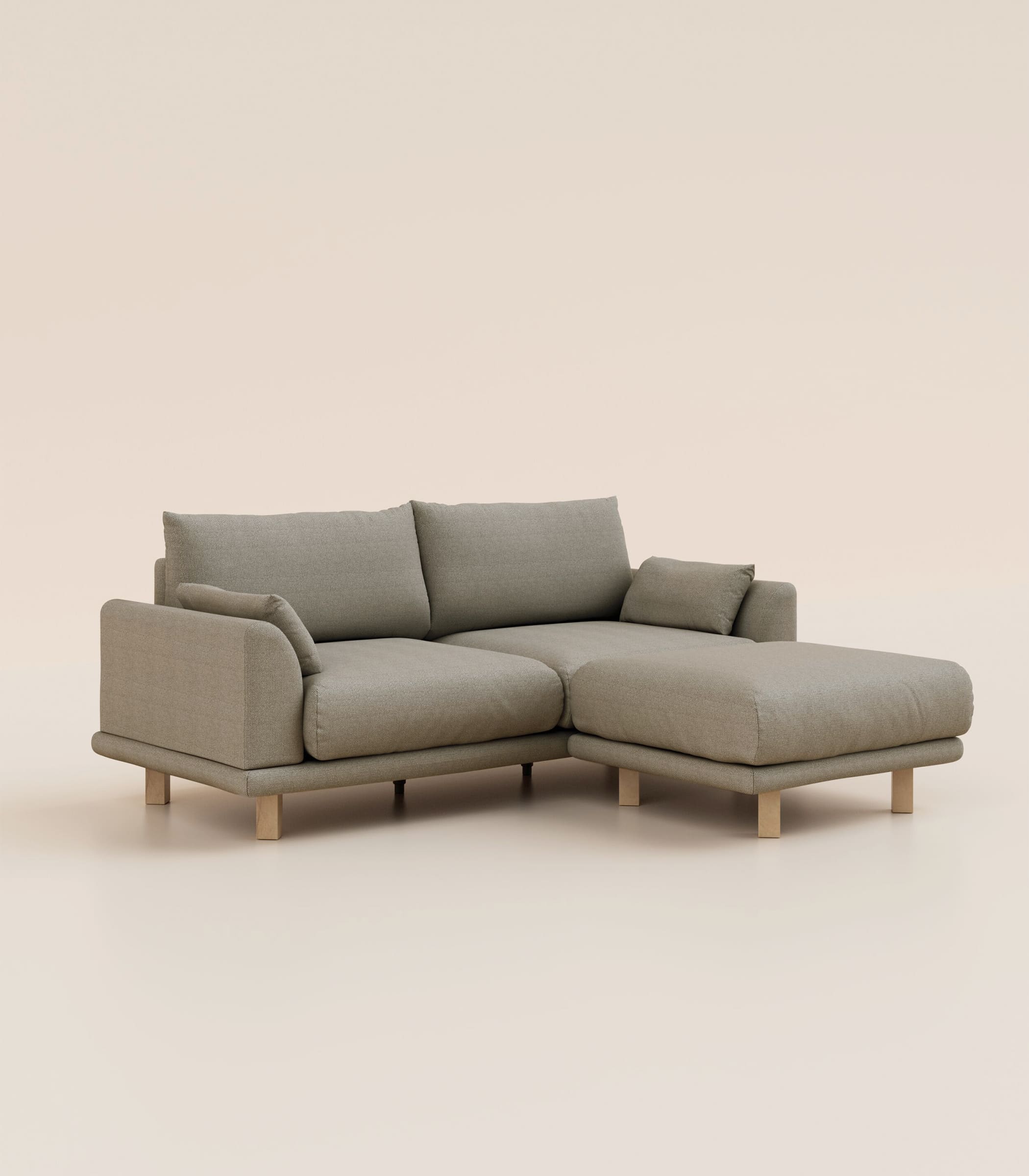 Canapé d'angle - Gris Nuage - Image 24