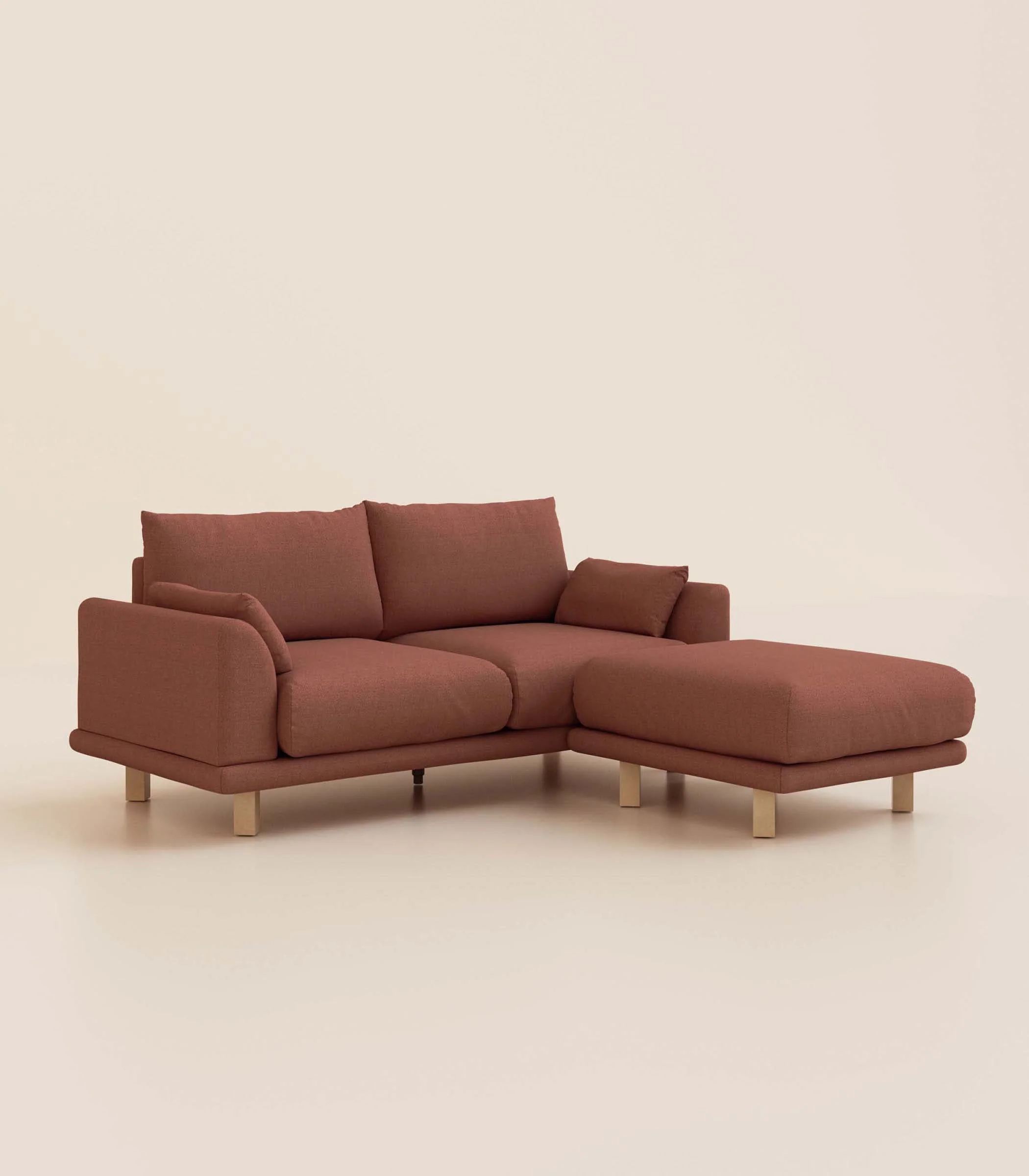 Canapé d'angle – Terracotta - Image 21