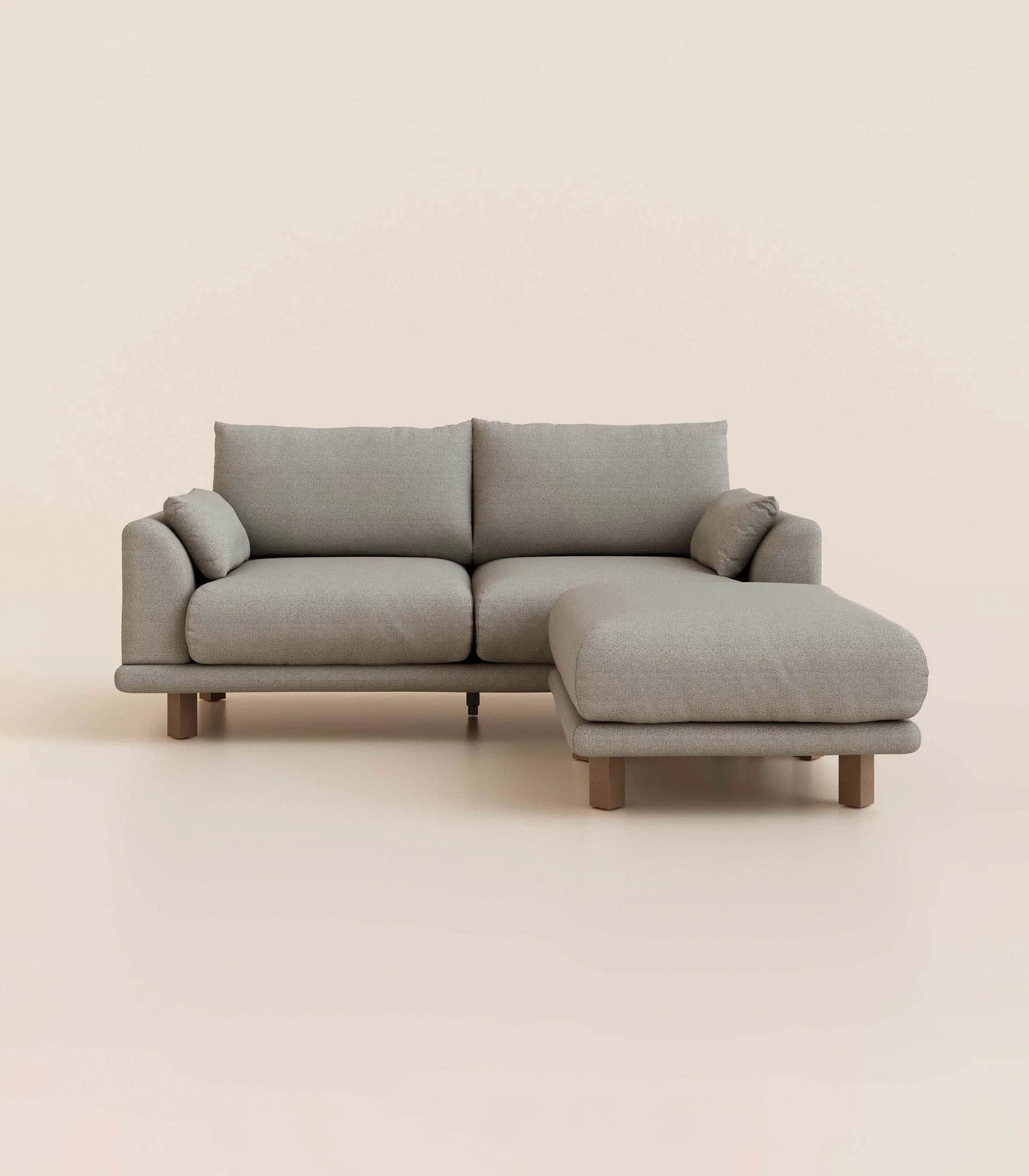Canapé d'angle - Gris Nuage - Image 6