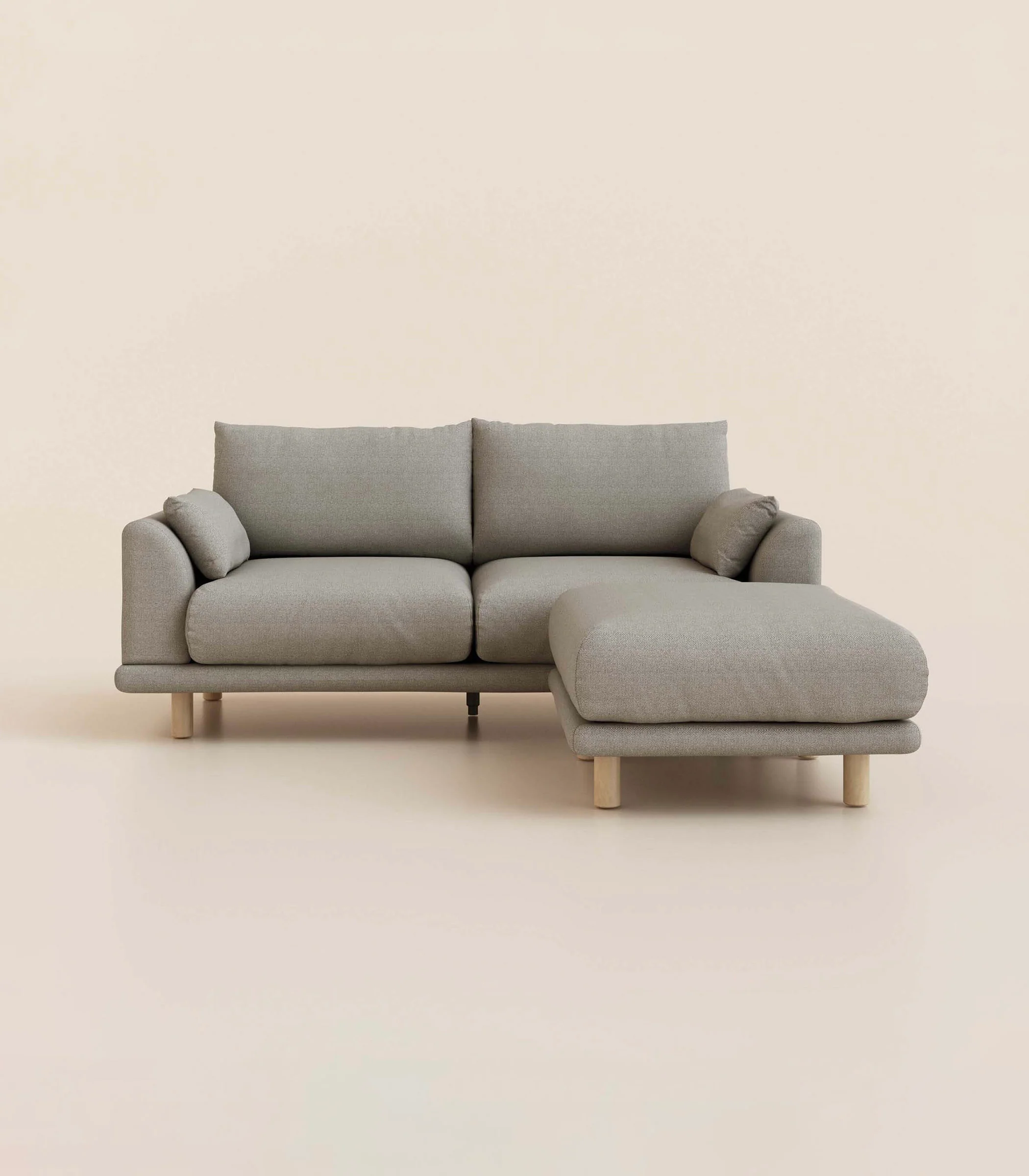Canapé d'angle - Gris Nuage - Image 7