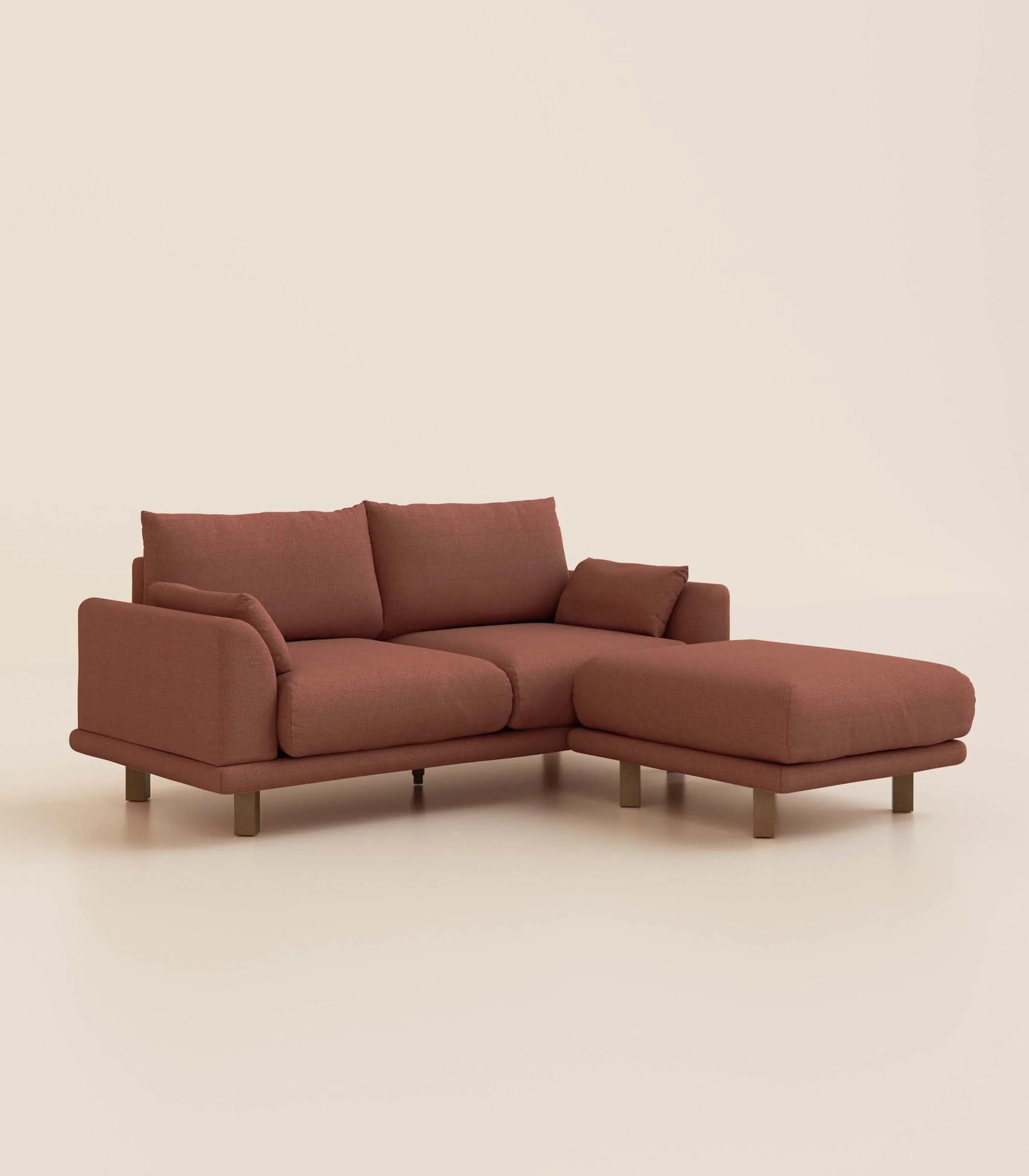 Canapé d'angle – Terracotta - Image 23
