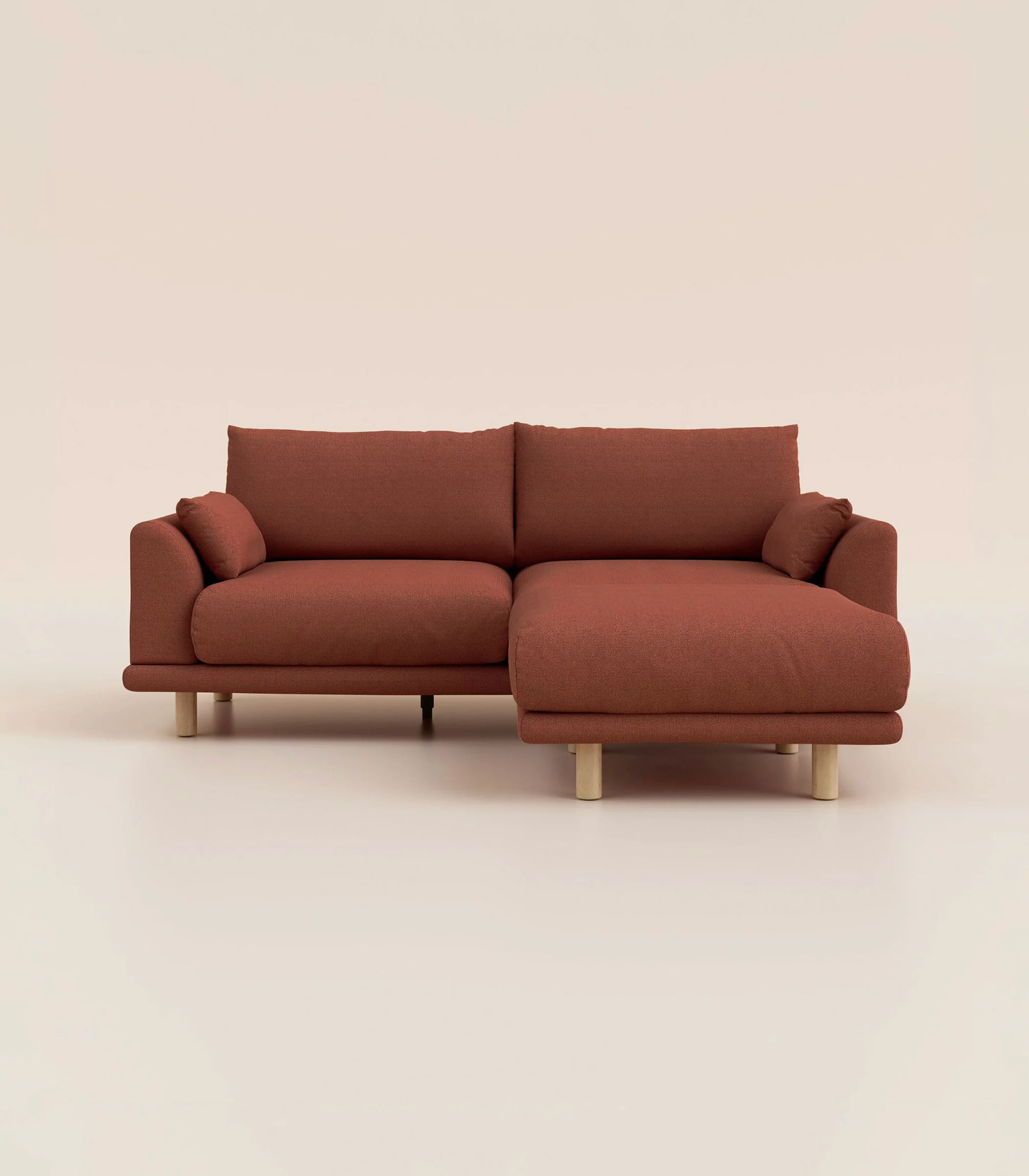 Canapé d'angle – Terracotta - Image 3