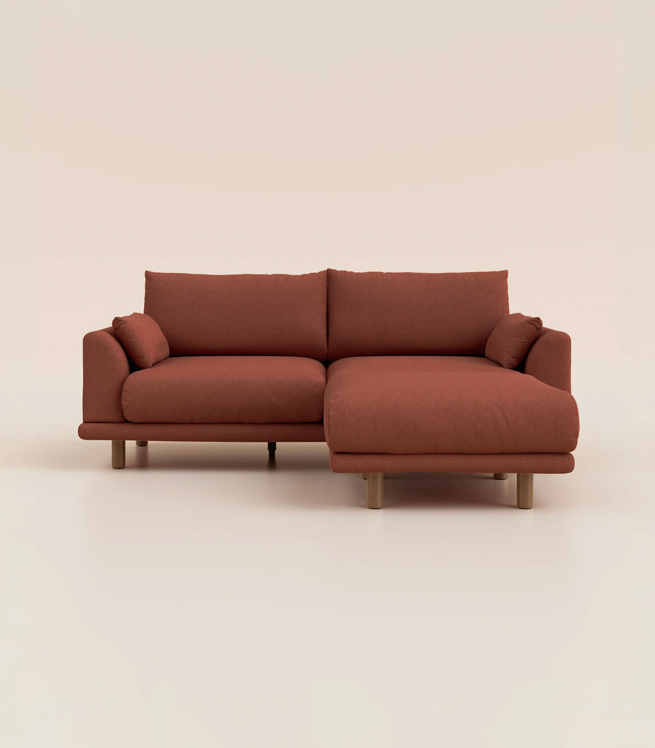 Canapé d'angle – Terracotta - Image 4