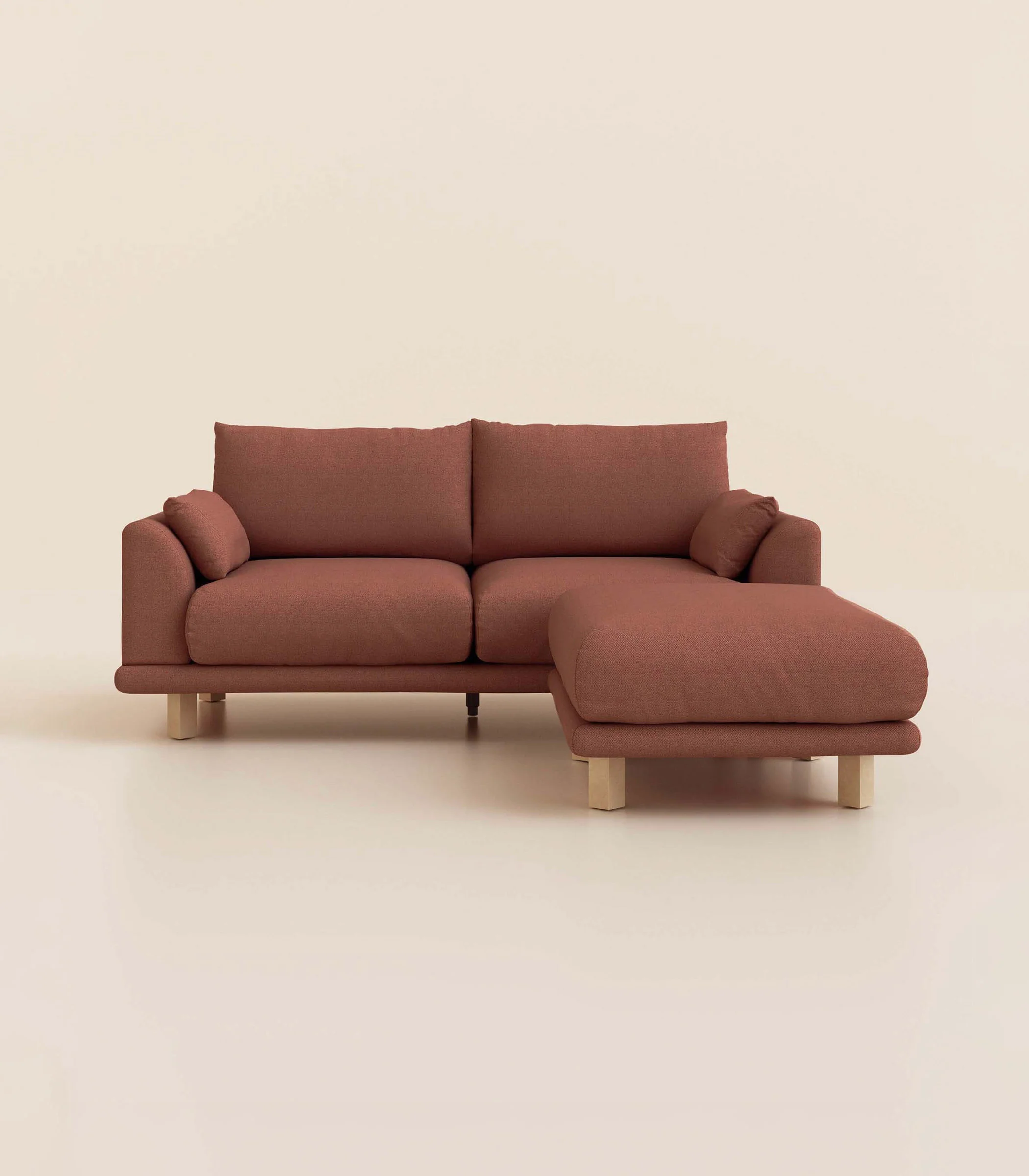 Canapé d'angle – Terracotta - Image 5