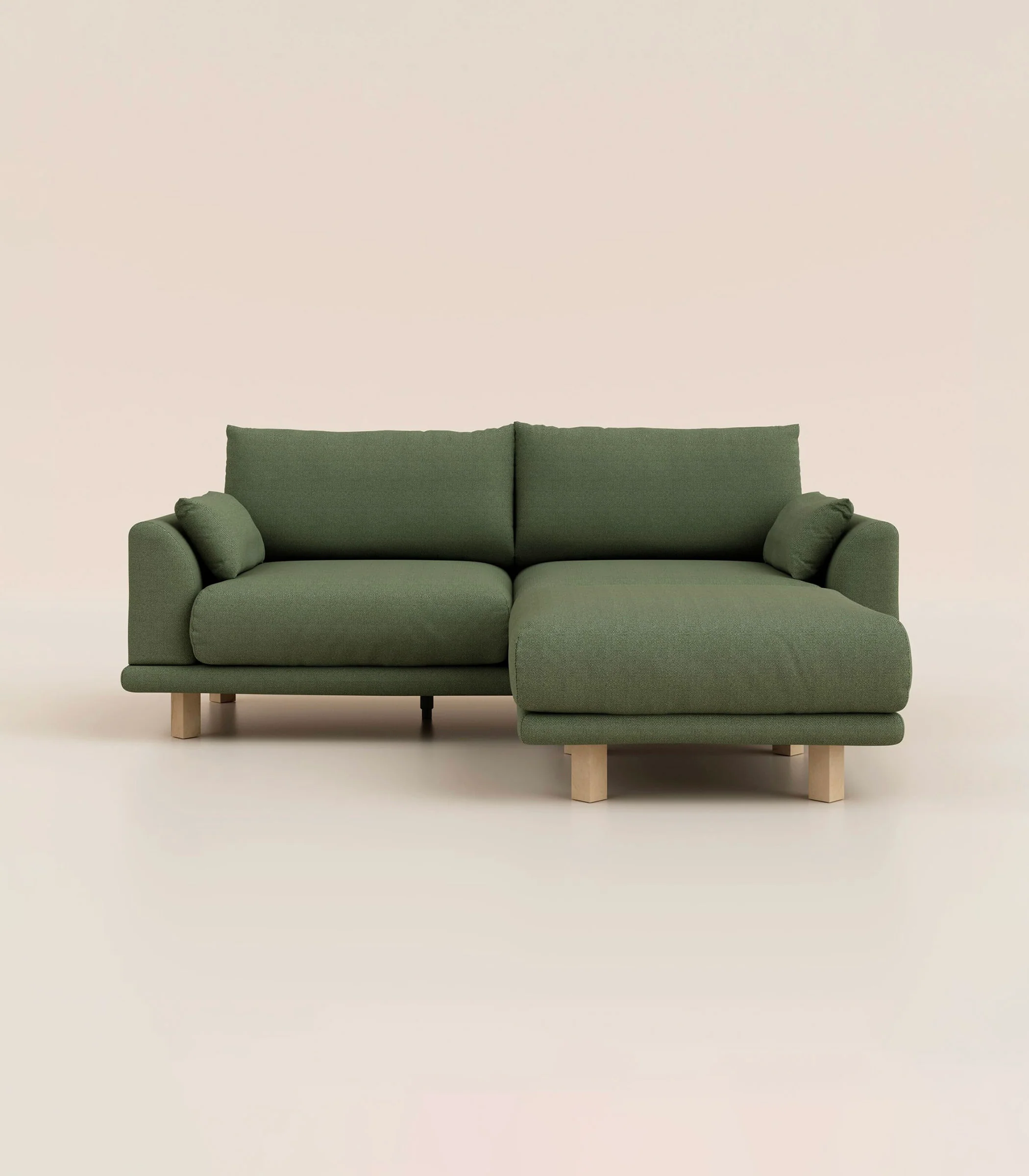 Canapé d'angle – Vert Kaki - Image 5