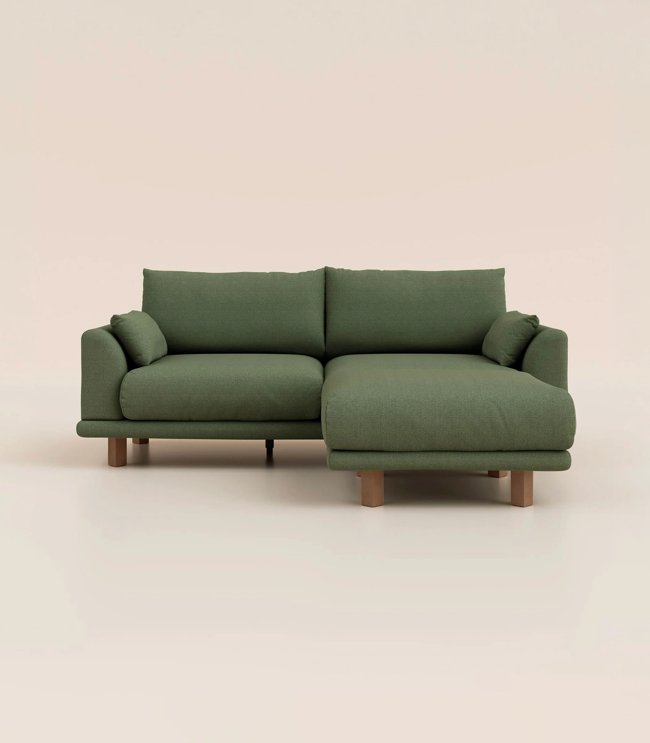 Canapé d'angle – Vert Kaki - Image 6