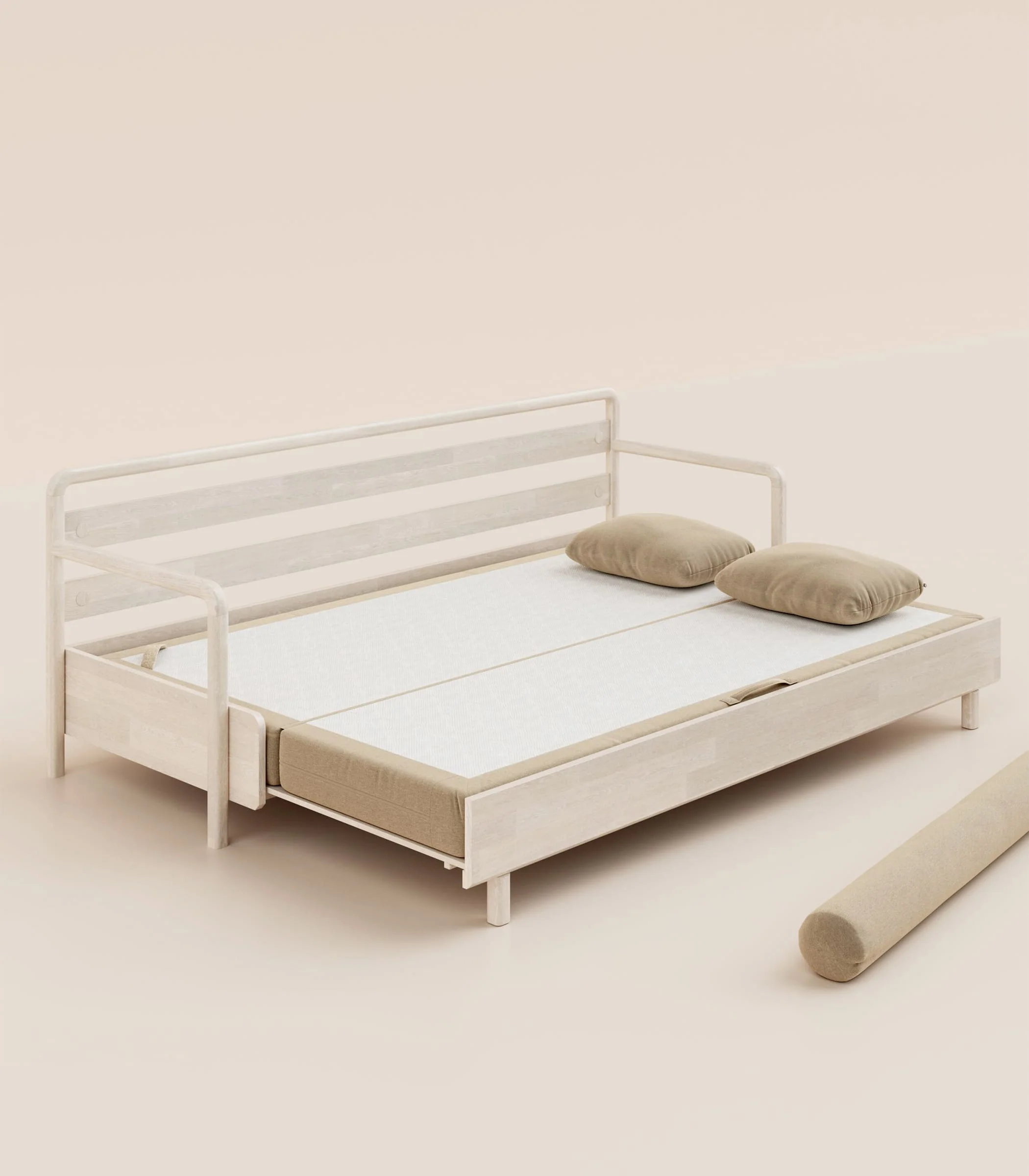 Canapé-lit - Beige - Image 5