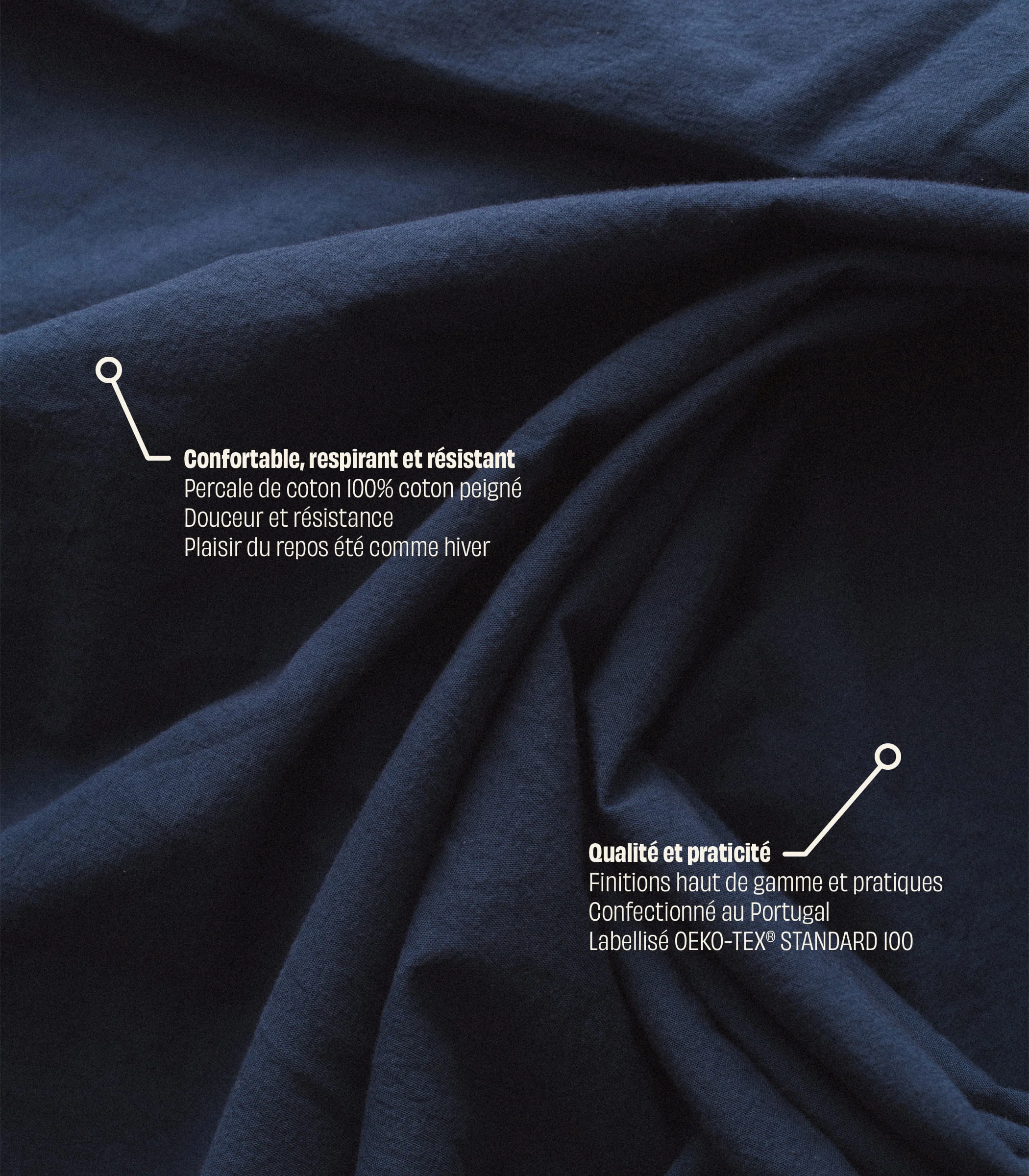 Drap housse en percale de coton - Image 8