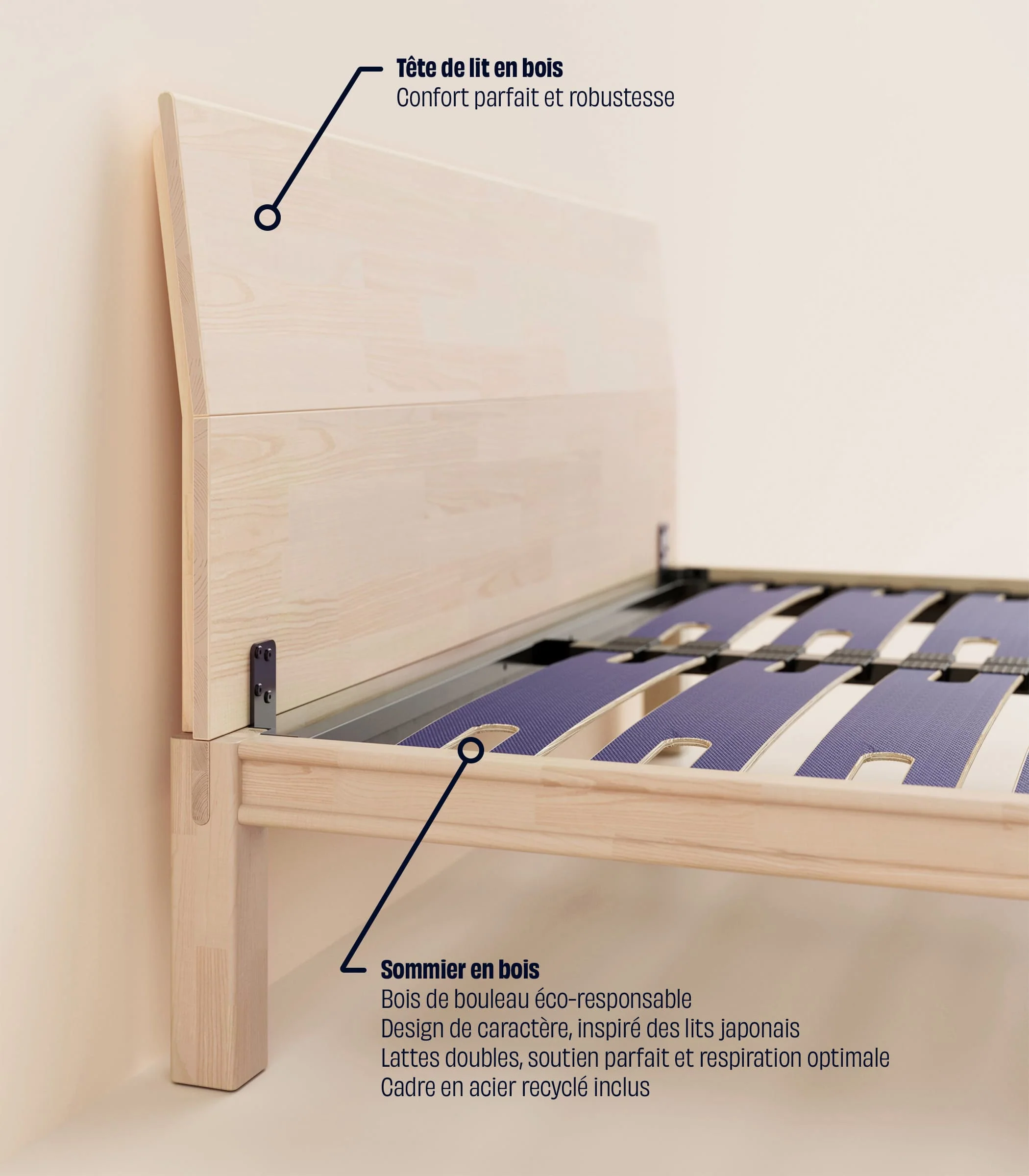 Lit en bois - Image 7
