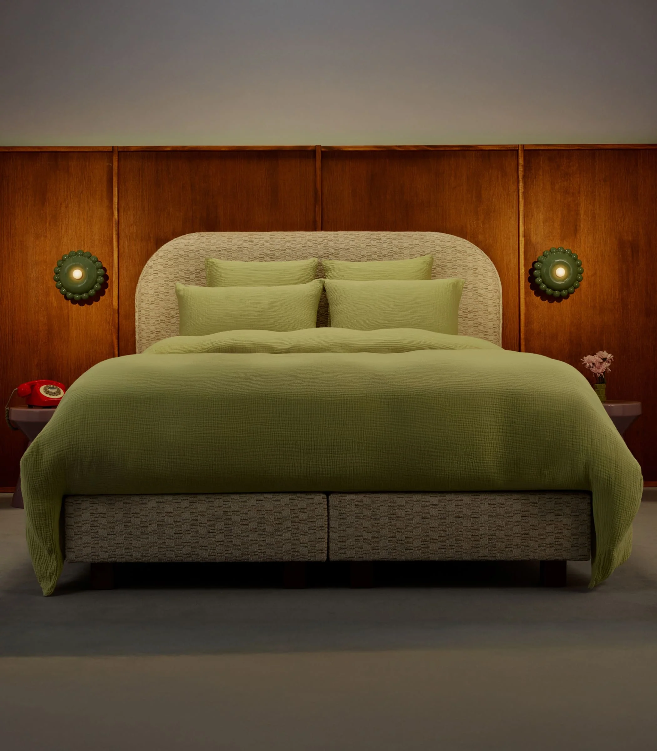 Lit boxspring - Graphique bouclé - Image 5