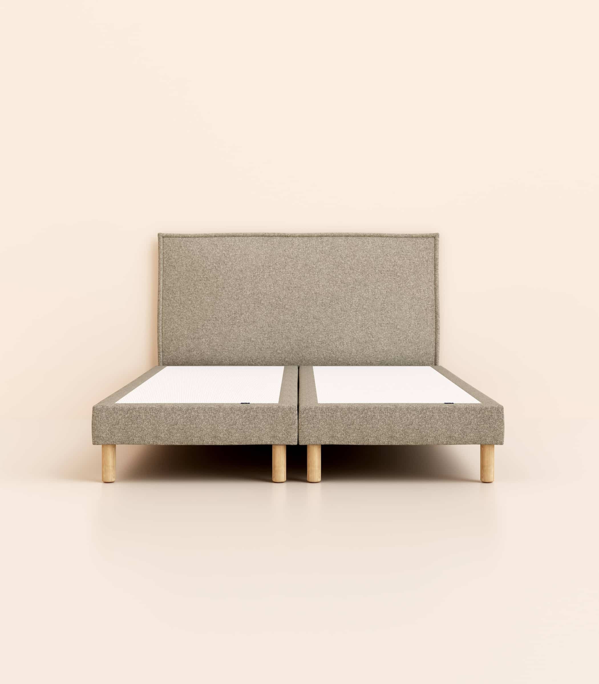 Lit tapissier - Gris - Image 4