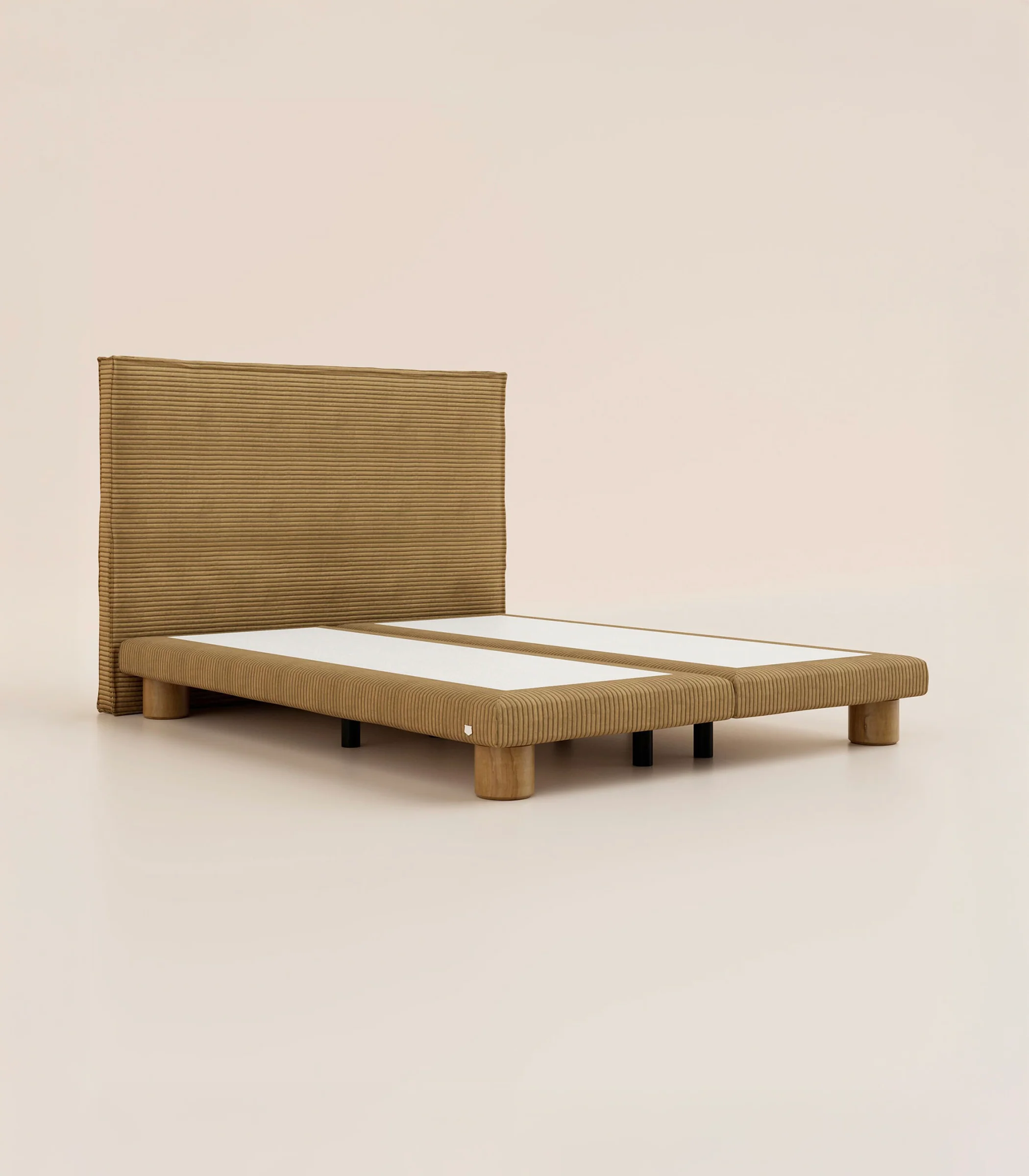 Lit Grand Ours - Velours Havane - Image 3