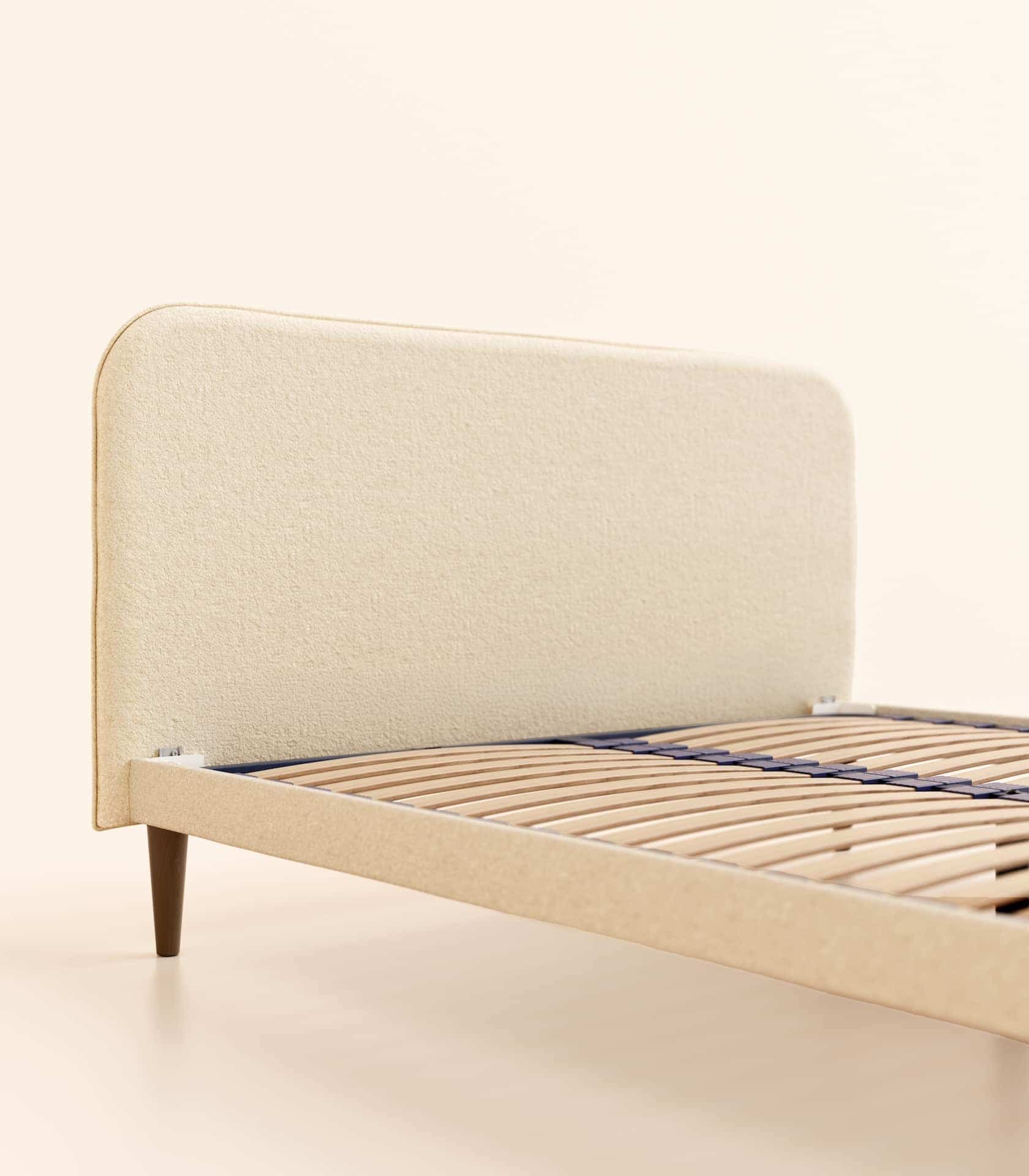 Lit scandi - Beige Bouclé - Image 5