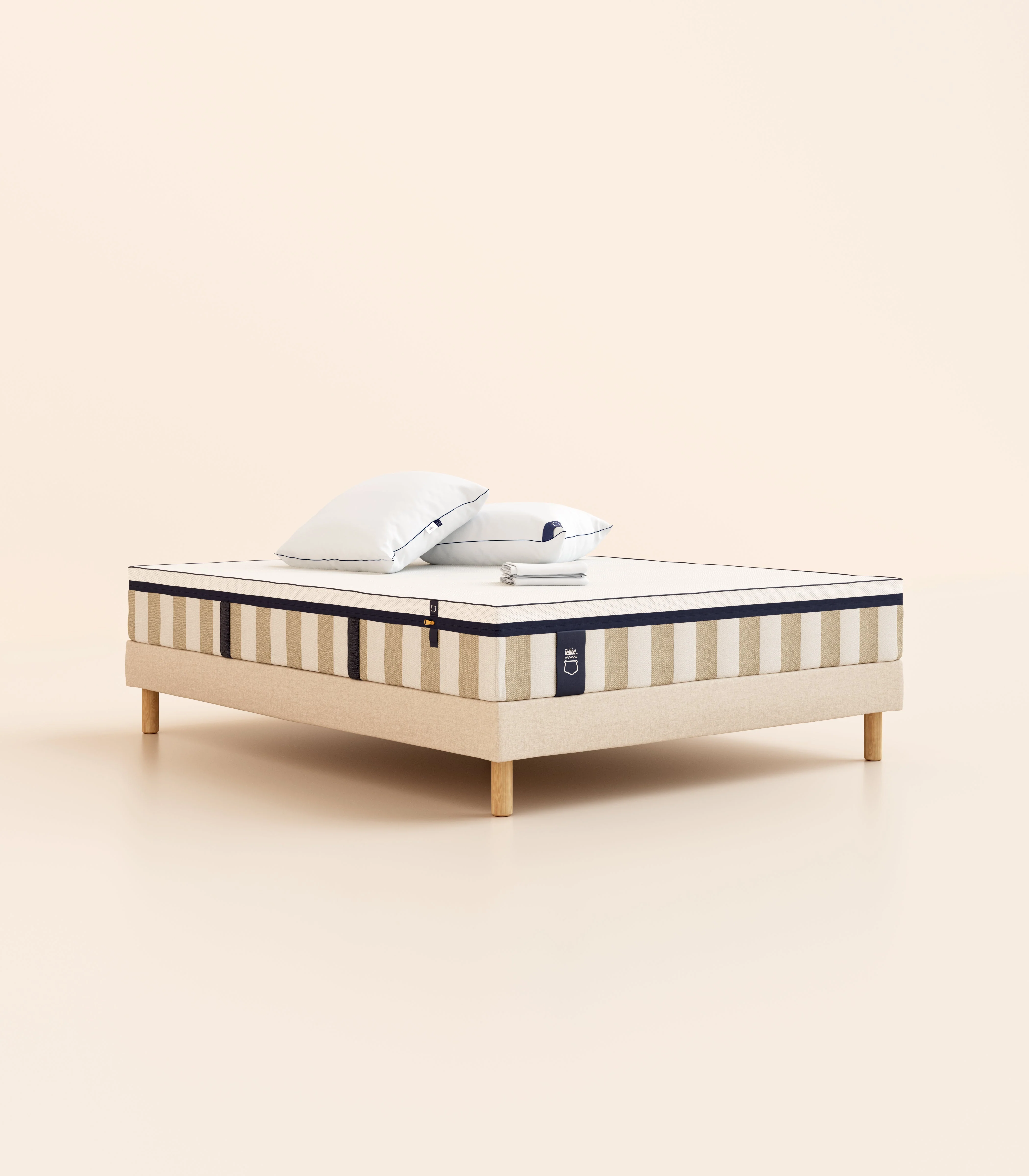 Pack lit 2 places Hybride 140 x 190 cm Bibloc - Image 19