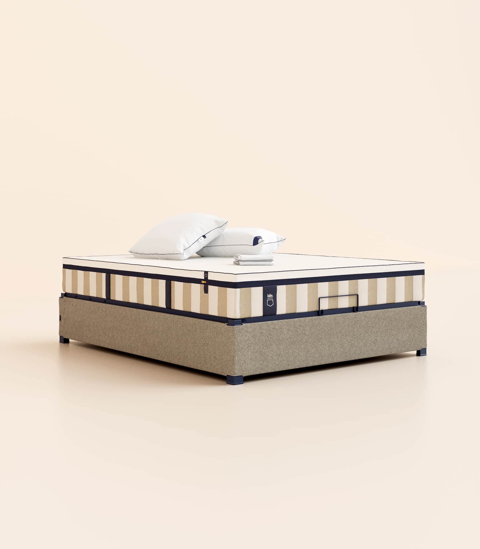 Pack lit 2 places Hybride Plus 140 x 190 cm Bibloc - Image 60