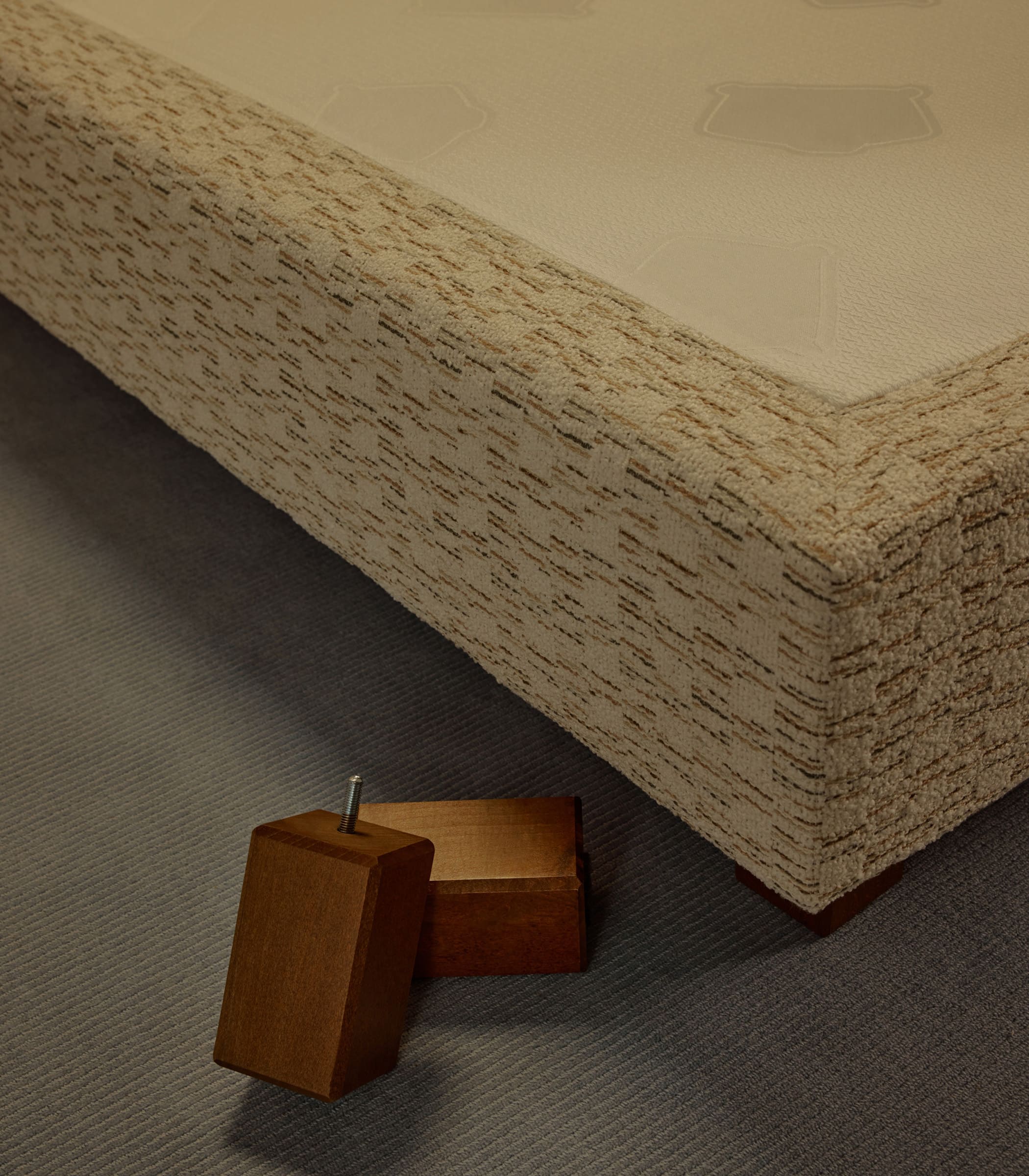 Sommier Boxspring - Graphique bouclé - Image 2