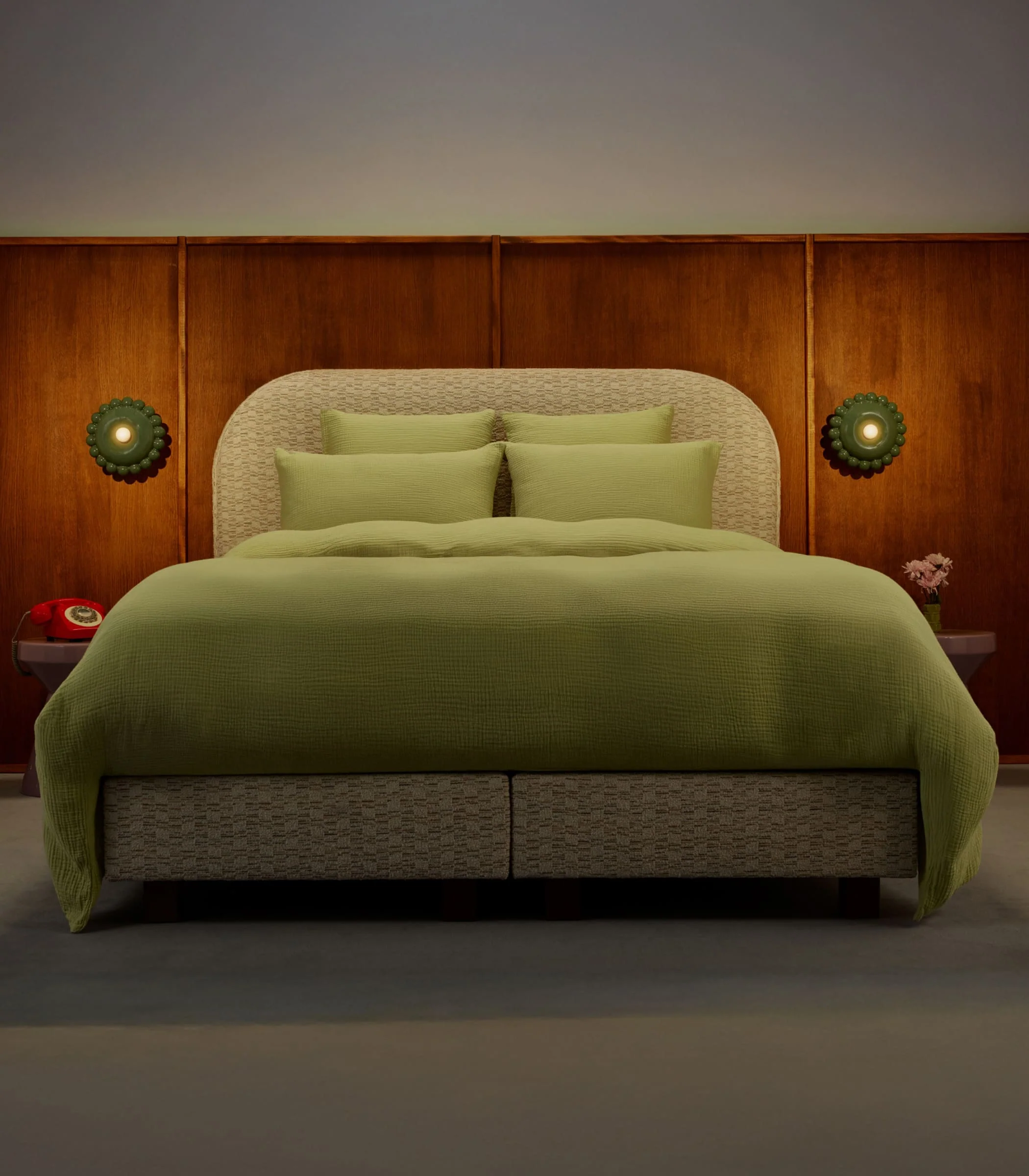 Sommier Boxspring - Graphique bouclé - Image 5