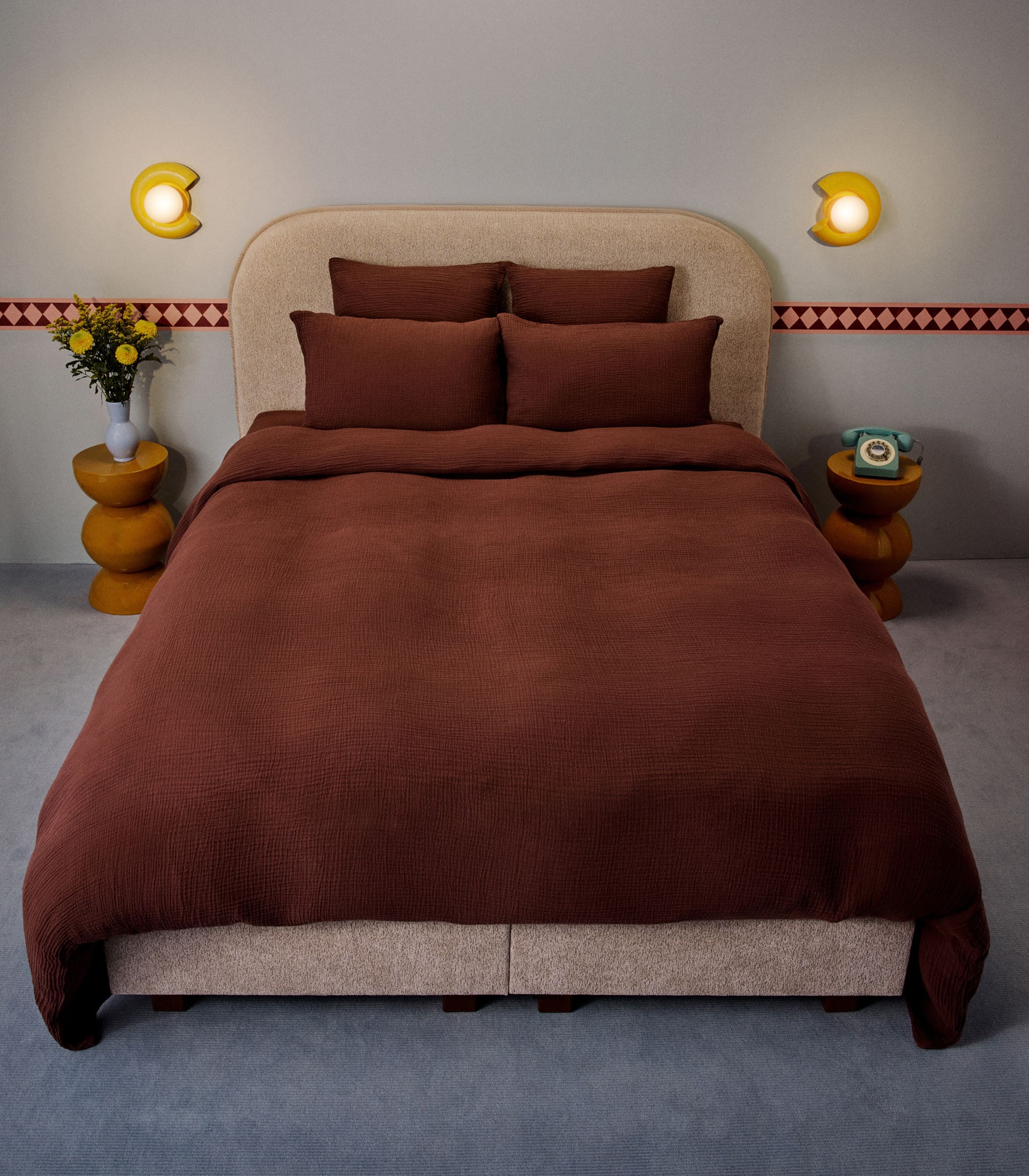 Sommier Boxspring - Greige velouté - Image 5