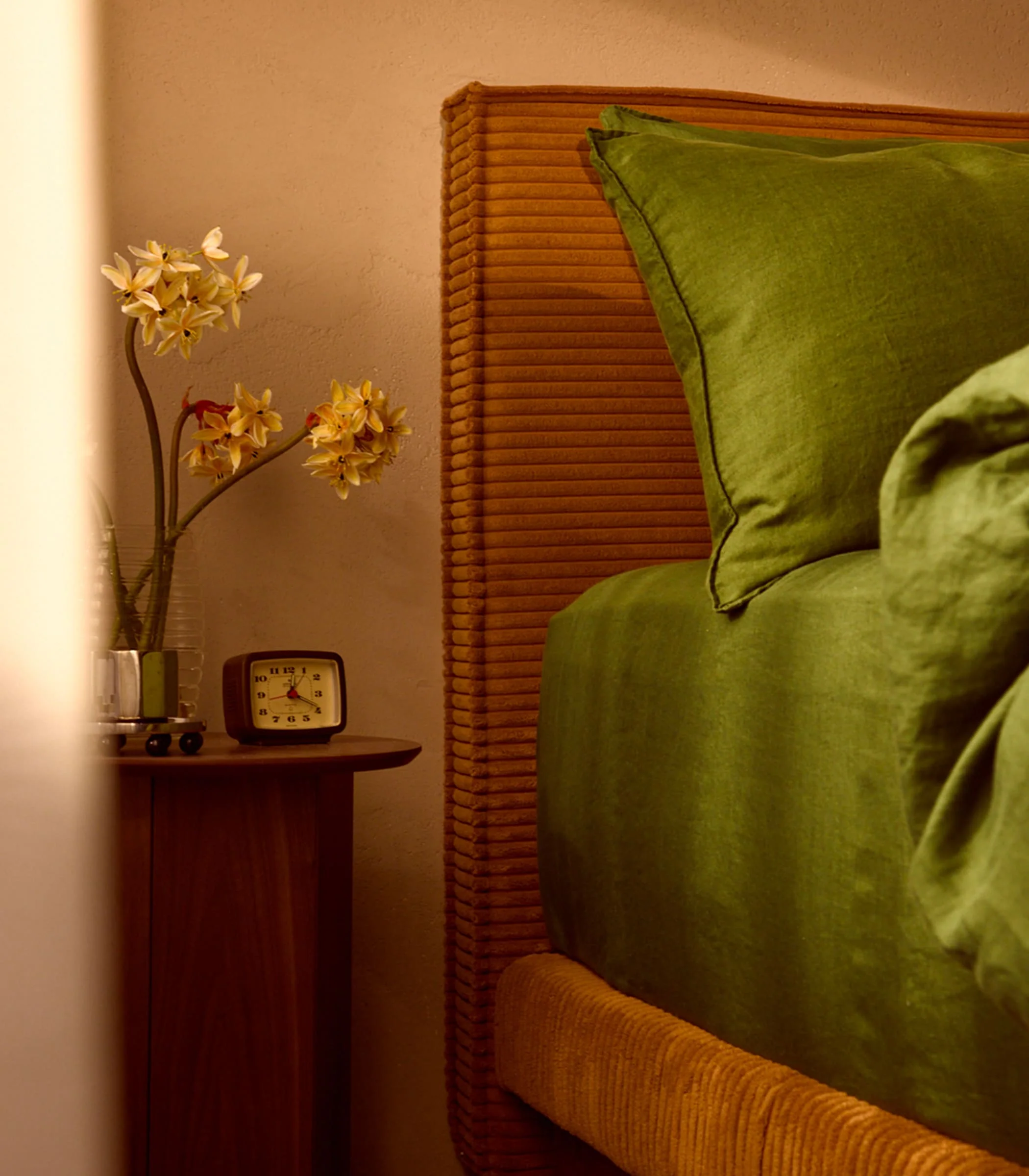 Housse de couette en lin lavé - Vert forêt - Image 5